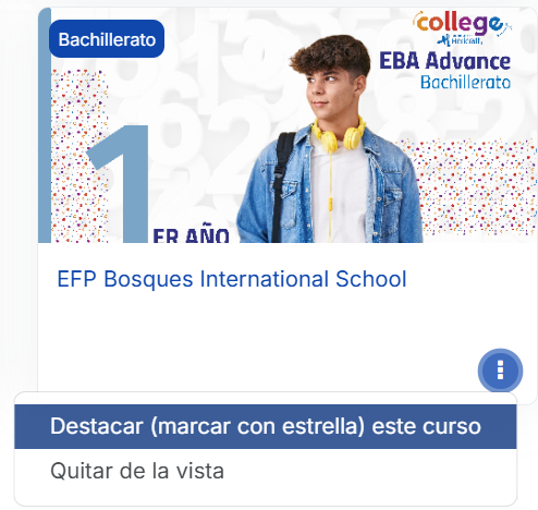 Ejemplo de curso destacado